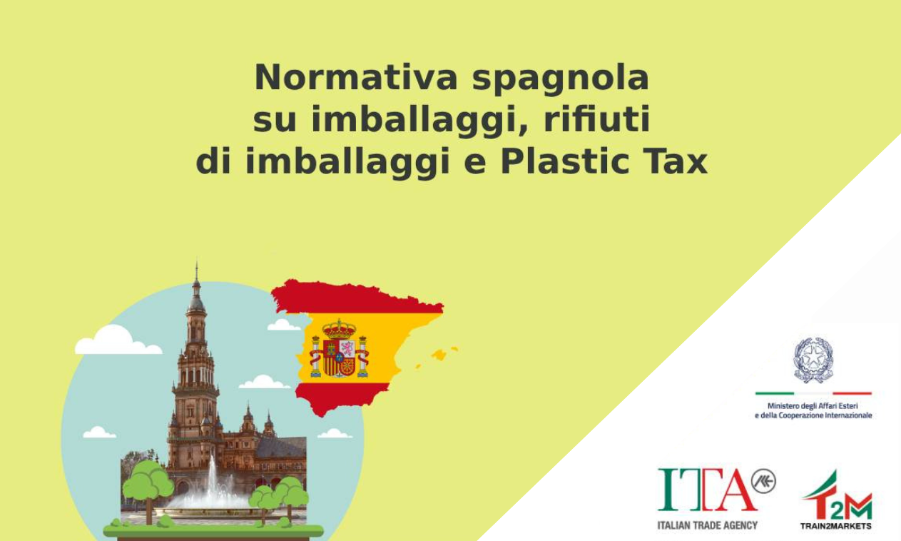 Normativa spagnola su imballaggi, rifiuti di imballaggi e Plastic Tax