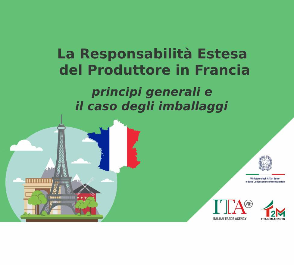 La REP in Francia: principi generali e il caso degli imballaggi